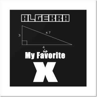 Algebra Is My Favorite X by Basement Mastermind Posters and Art